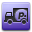 Transmit (purple) Icon 32x32 png